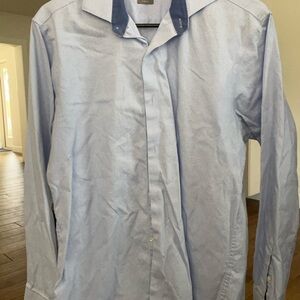 Perry Ellis Sky Blue Dress Shirt